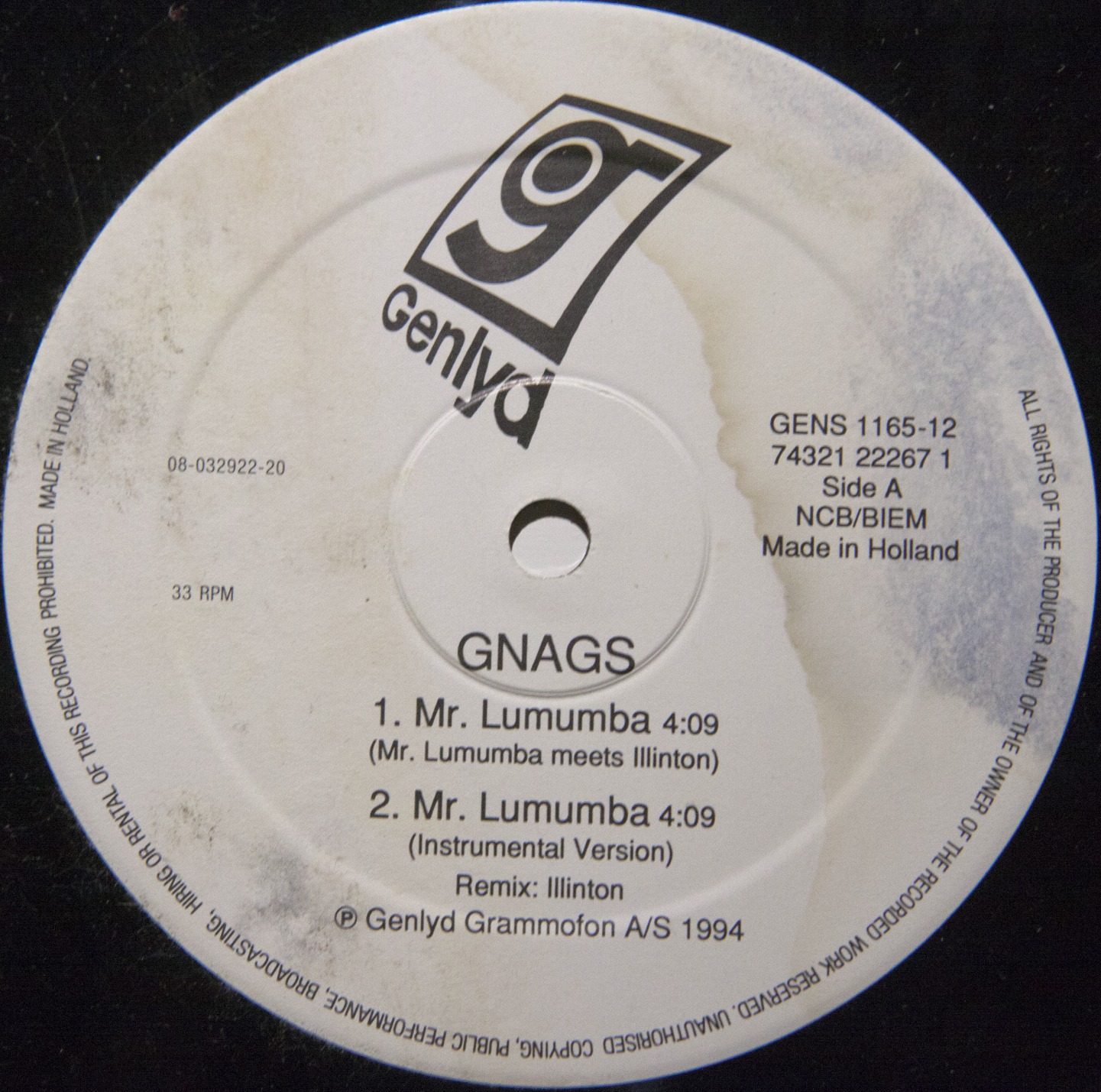 Mr. Lumumba maxi side 1